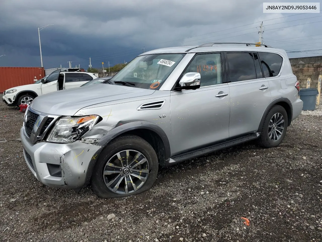 JN8AY2ND9J9053446 2018 Nissan Armada Sv