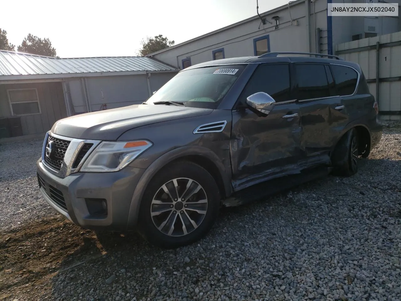 2018 Nissan Armada Sv VIN: JN8AY2NCXJX502040 Lot: 70690914