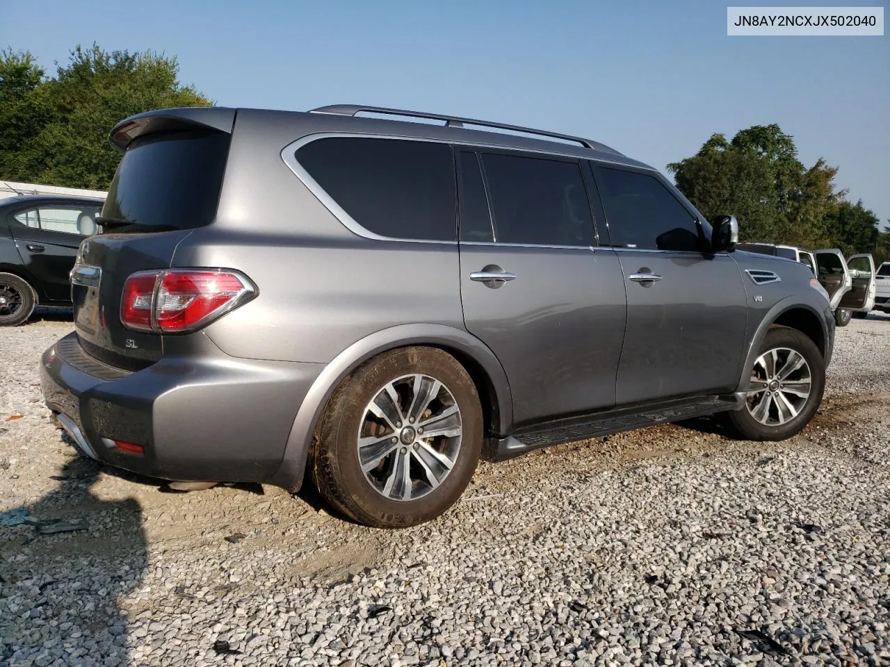 2018 Nissan Armada Sv VIN: JN8AY2NCXJX502040 Lot: 70690914