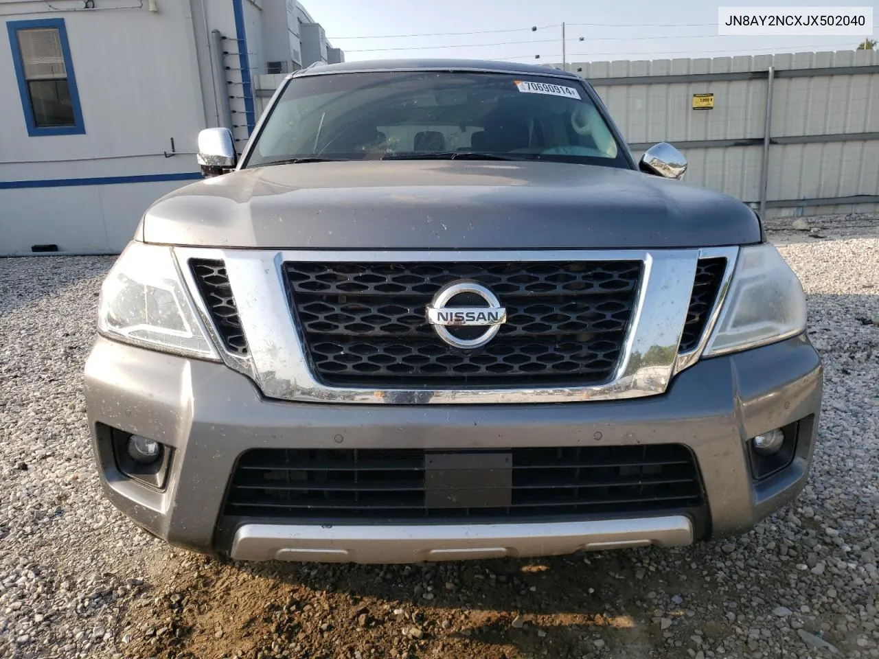 2018 Nissan Armada Sv VIN: JN8AY2NCXJX502040 Lot: 70690914