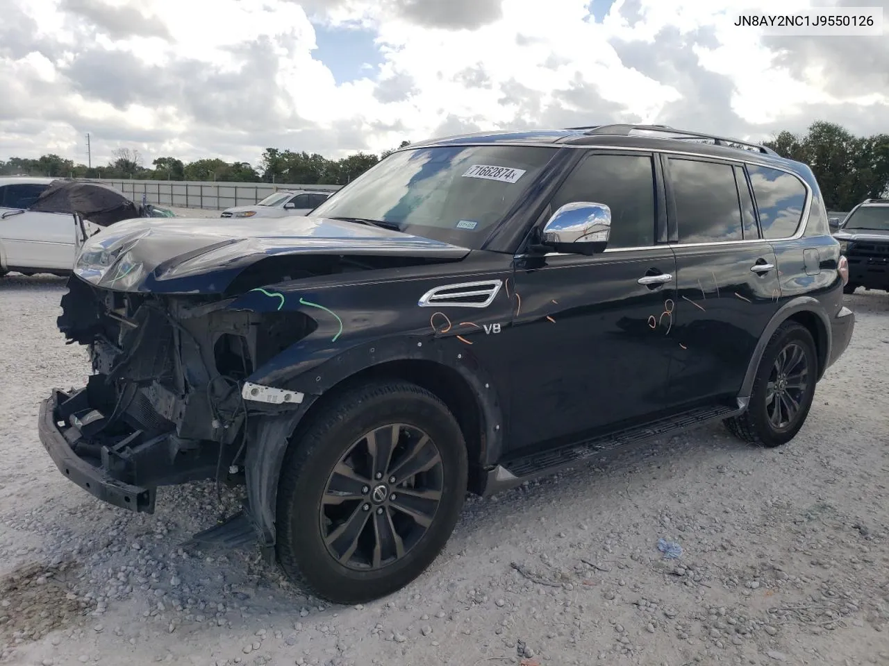 JN8AY2NC1J9550126 2018 Nissan Armada Sv