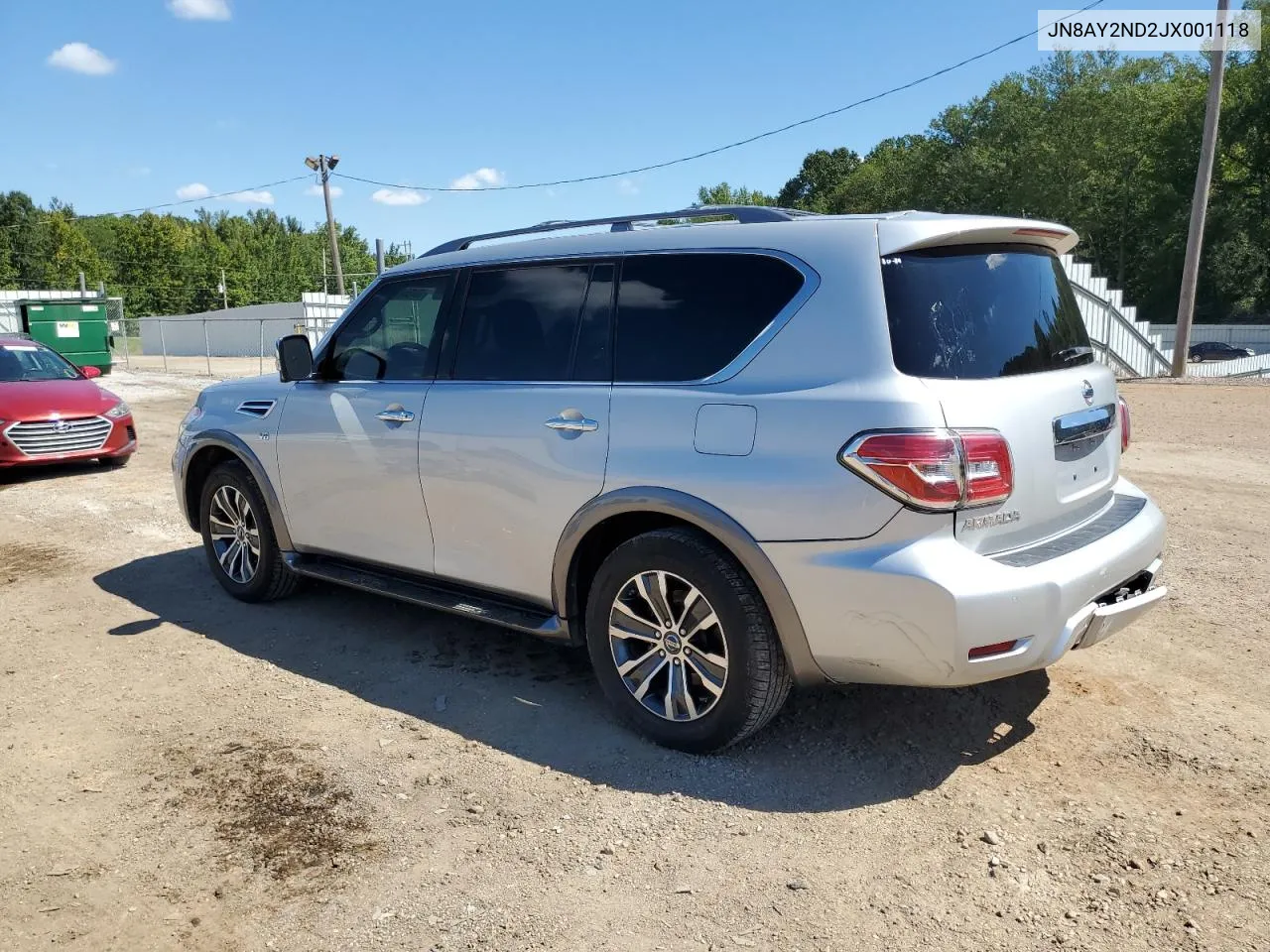 2018 Nissan Armada Sv VIN: JN8AY2ND2JX001118 Lot: 72453674