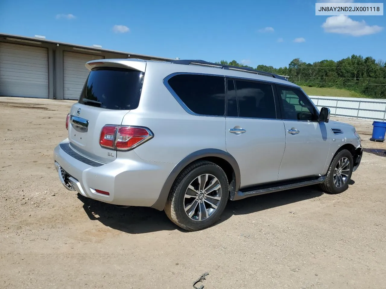 2018 Nissan Armada Sv VIN: JN8AY2ND2JX001118 Lot: 72453674