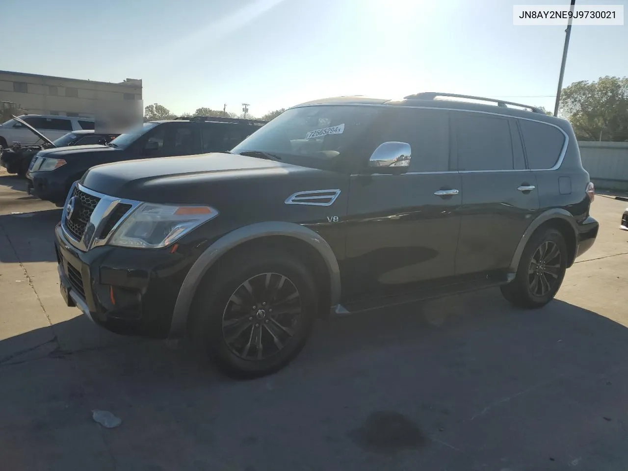 2018 Nissan Armada Platinum VIN: JN8AY2NE9J9730021 Lot: 72565294