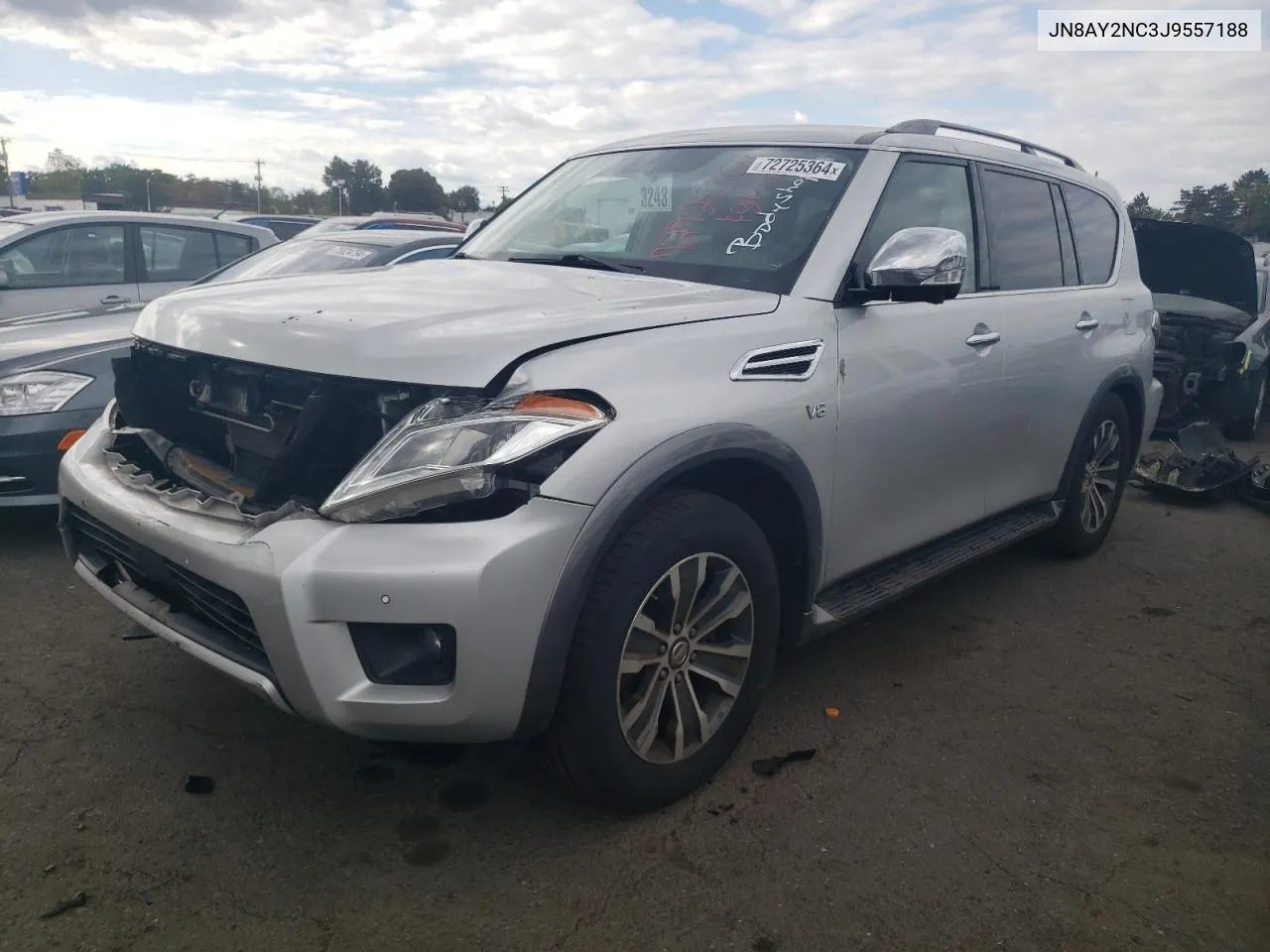 2018 Nissan Armada Sv VIN: JN8AY2NC3J9557188 Lot: 72725364