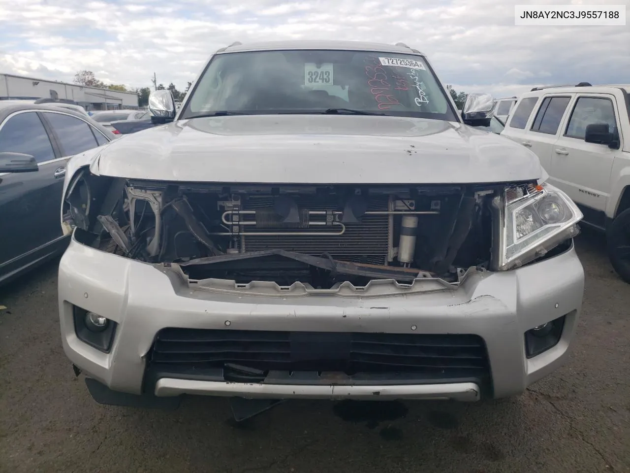 2018 Nissan Armada Sv VIN: JN8AY2NC3J9557188 Lot: 72725364