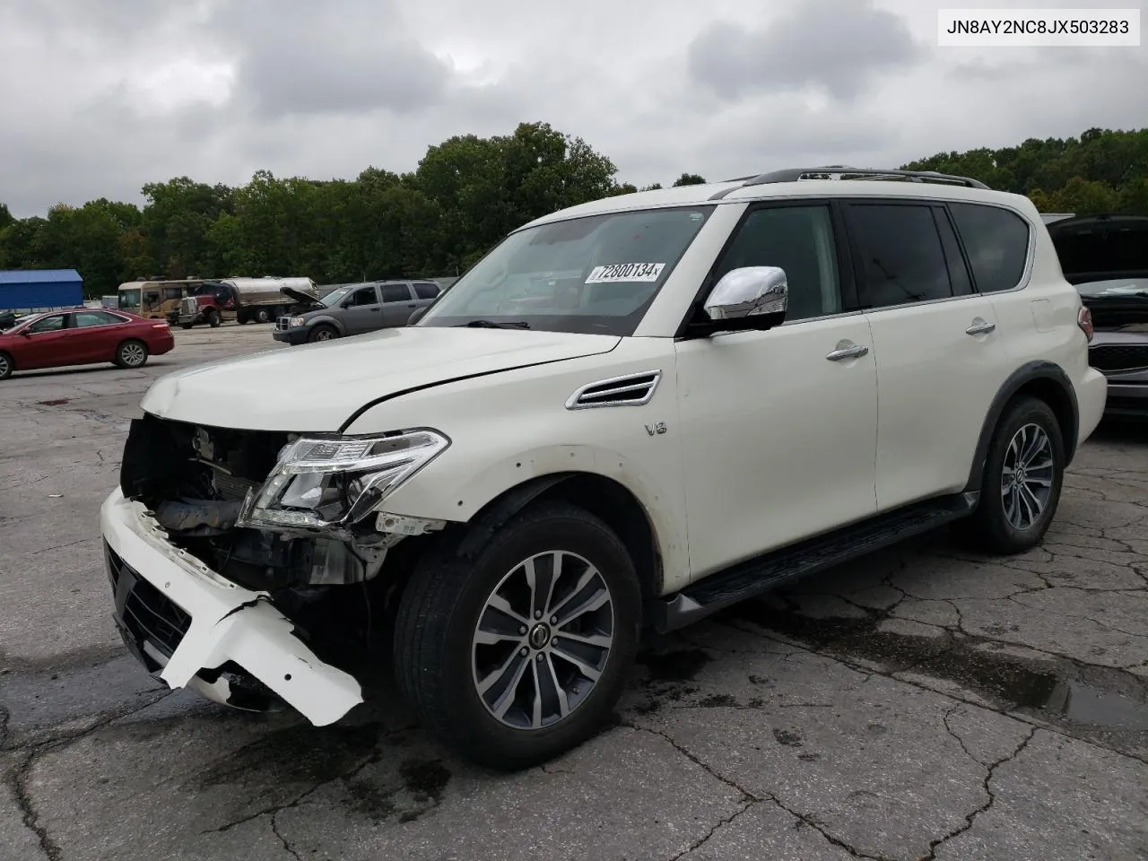 2018 Nissan Armada Sv VIN: JN8AY2NC8JX503283 Lot: 72800134