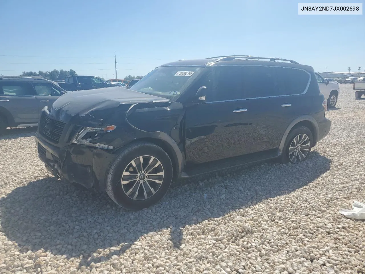 2018 Nissan Armada Sv VIN: JN8AY2ND7JX002698 Lot: 72838074