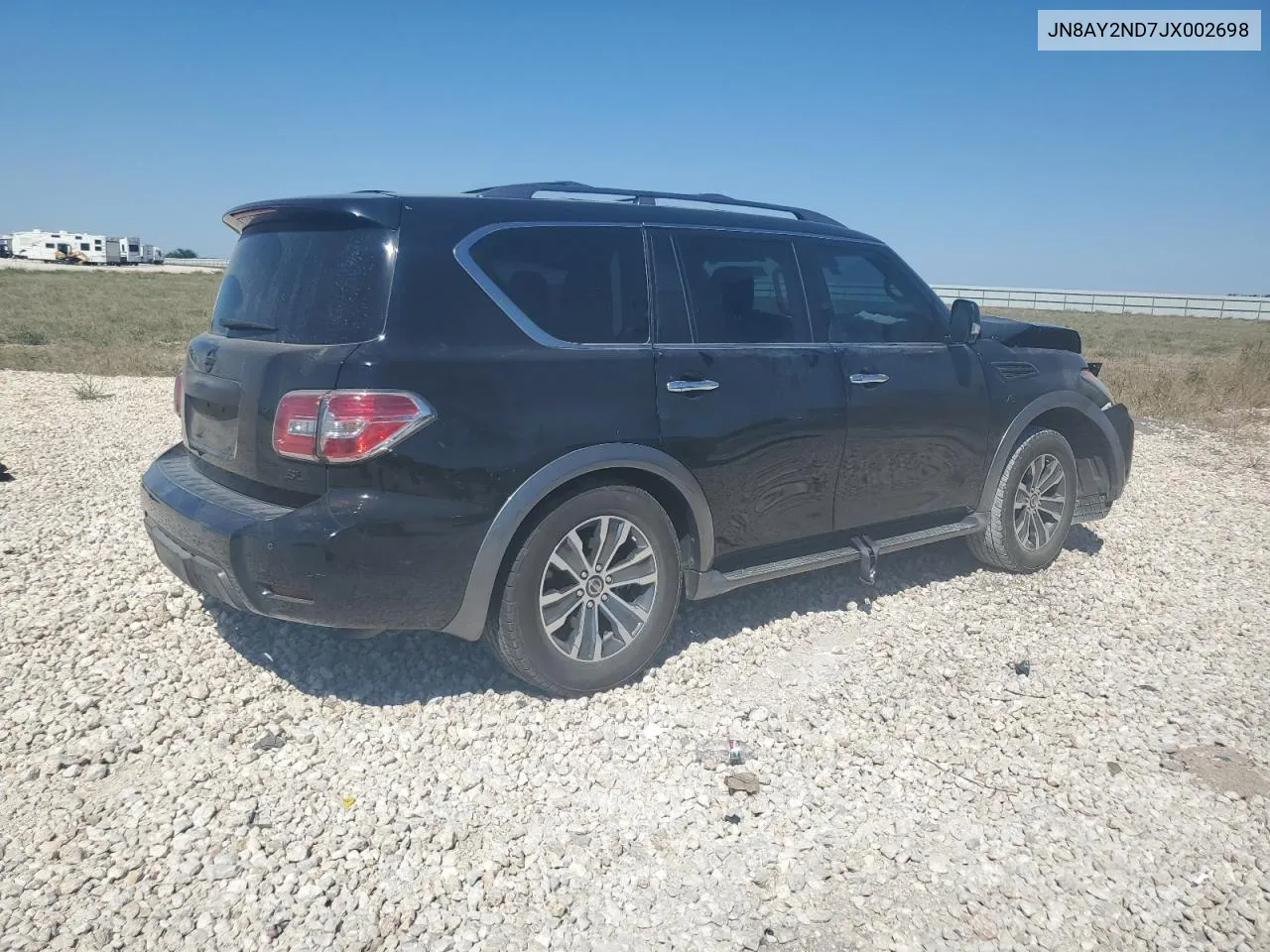 2018 Nissan Armada Sv VIN: JN8AY2ND7JX002698 Lot: 72838074