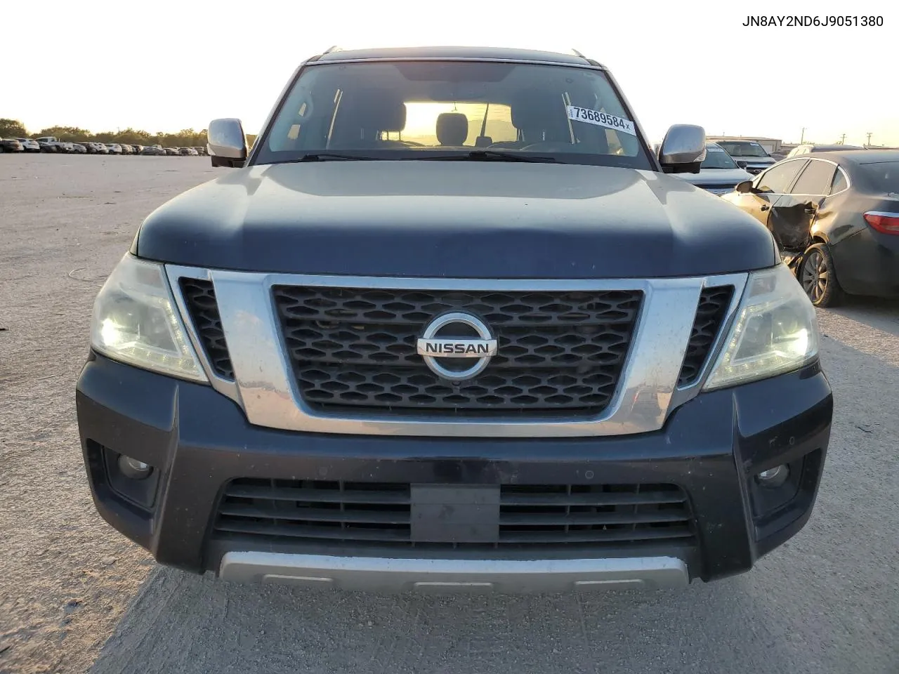 2018 Nissan Armada Sv VIN: JN8AY2ND6J9051380 Lot: 73689584