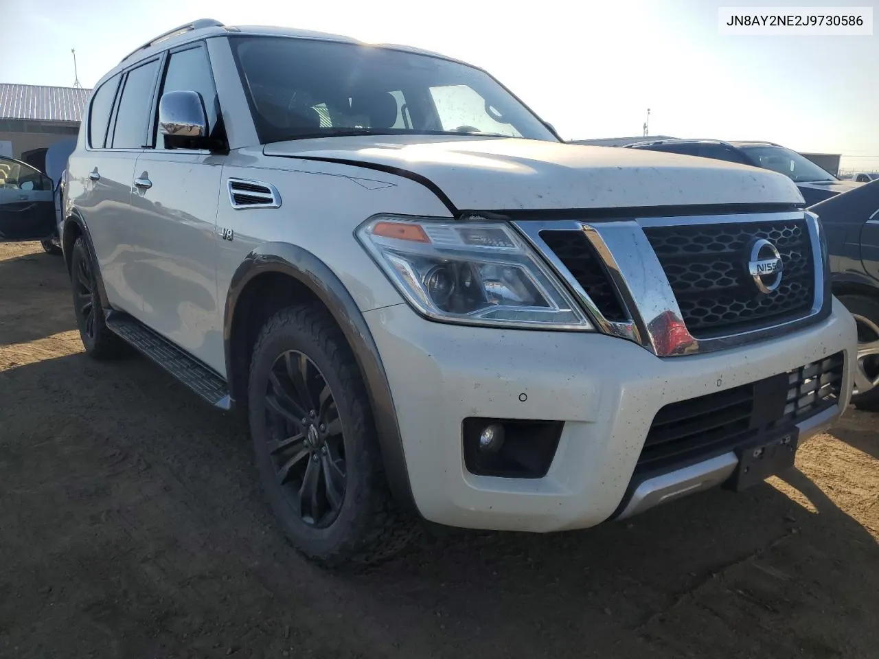 2018 Nissan Armada Platinum VIN: JN8AY2NE2J9730586 Lot: 74781784