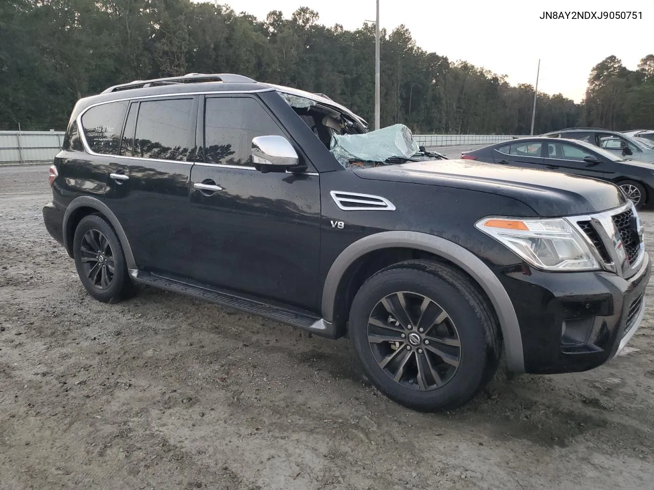 2018 Nissan Armada Sv VIN: JN8AY2NDXJ9050751 Lot: 75298654