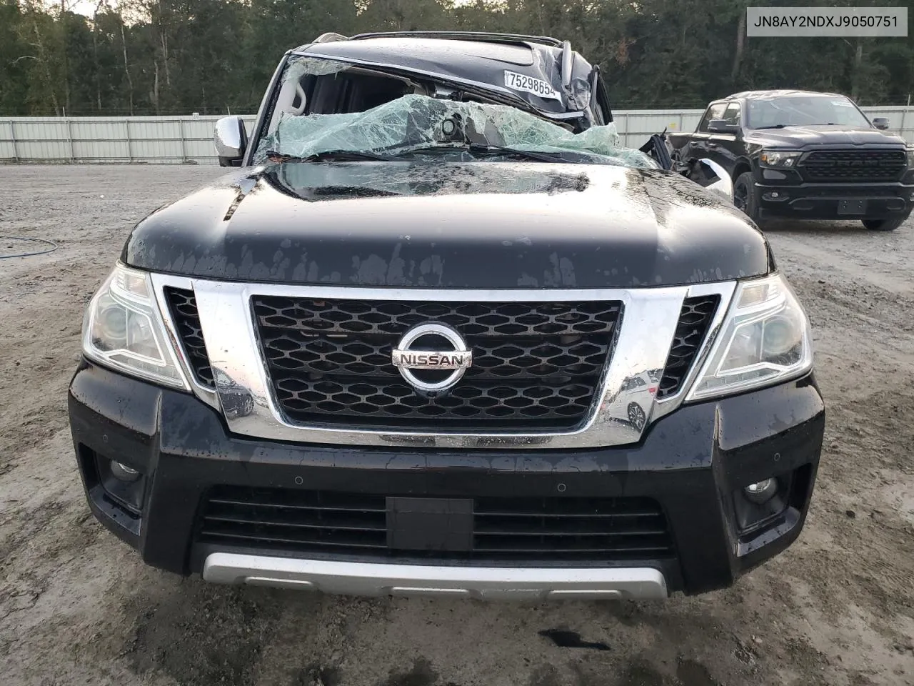 2018 Nissan Armada Sv VIN: JN8AY2NDXJ9050751 Lot: 75298654