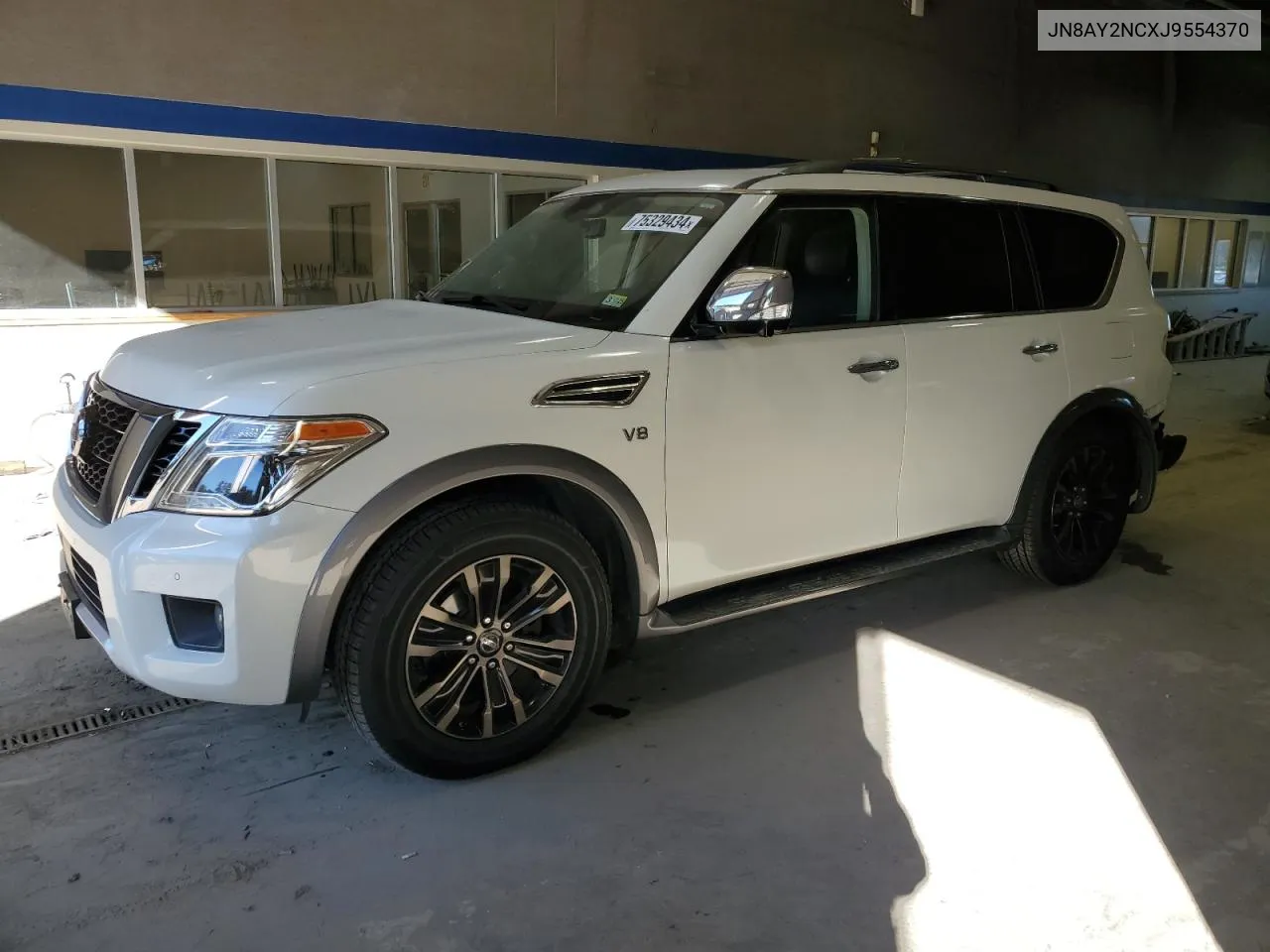 2018 Nissan Armada Sv VIN: JN8AY2NCXJ9554370 Lot: 75329434