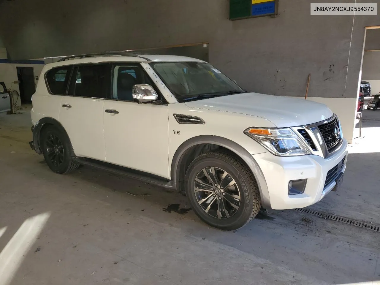 2018 Nissan Armada Sv VIN: JN8AY2NCXJ9554370 Lot: 75329434