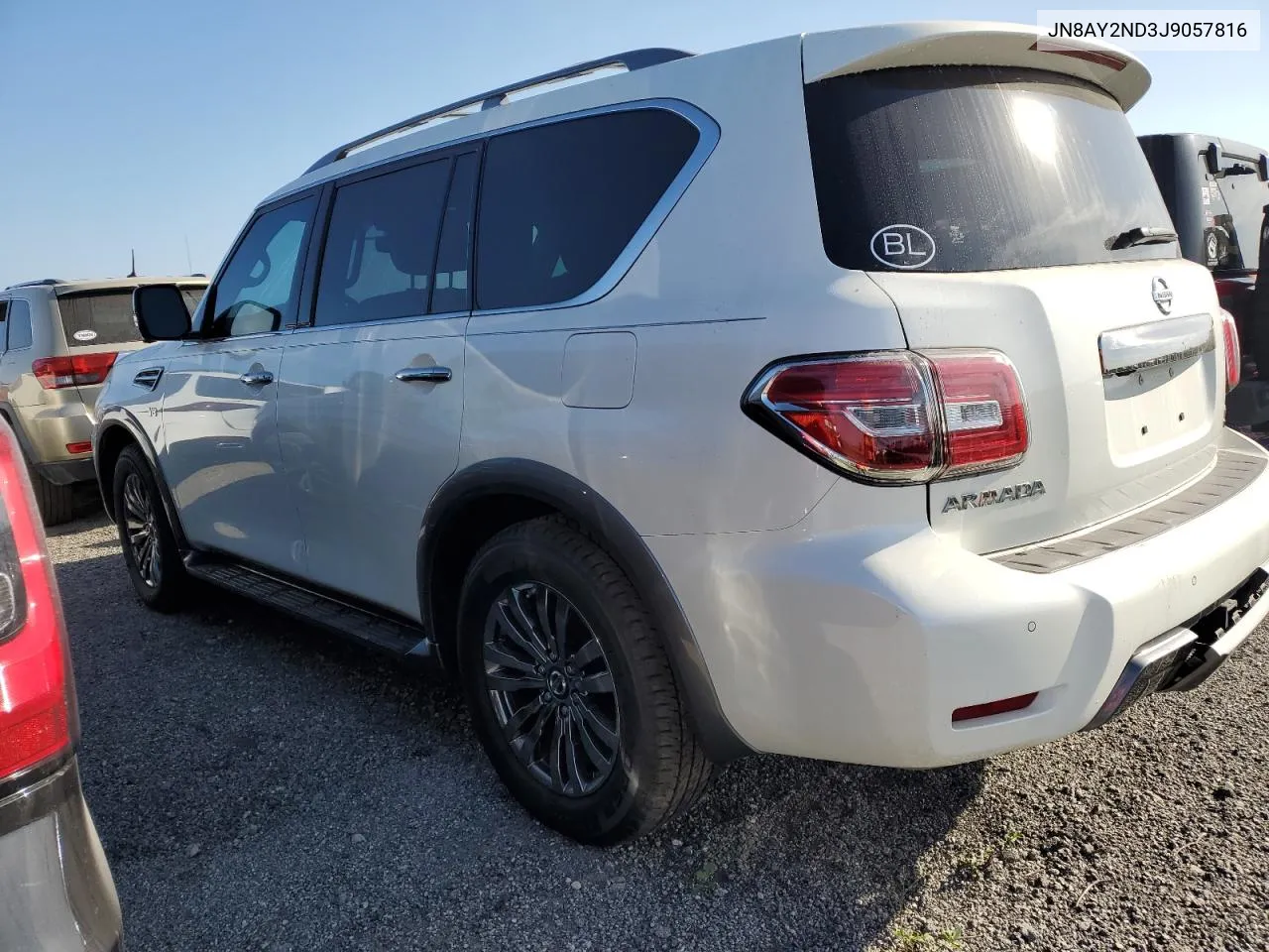 2018 Nissan Armada Sv VIN: JN8AY2ND3J9057816 Lot: 75404674