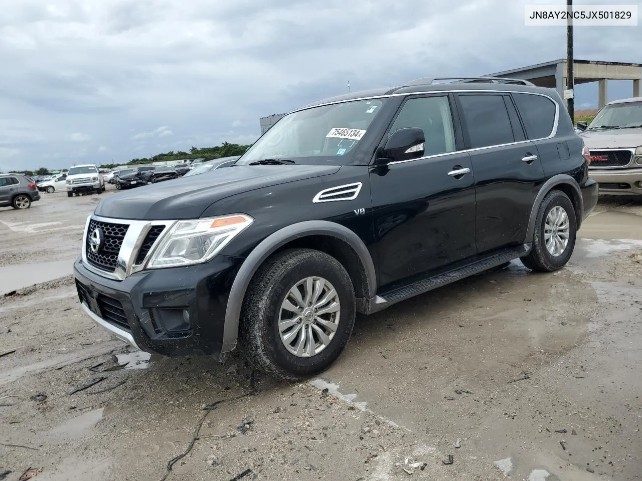 2018 Nissan Armada Sv VIN: JN8AY2NC5JX501829 Lot: 75465134