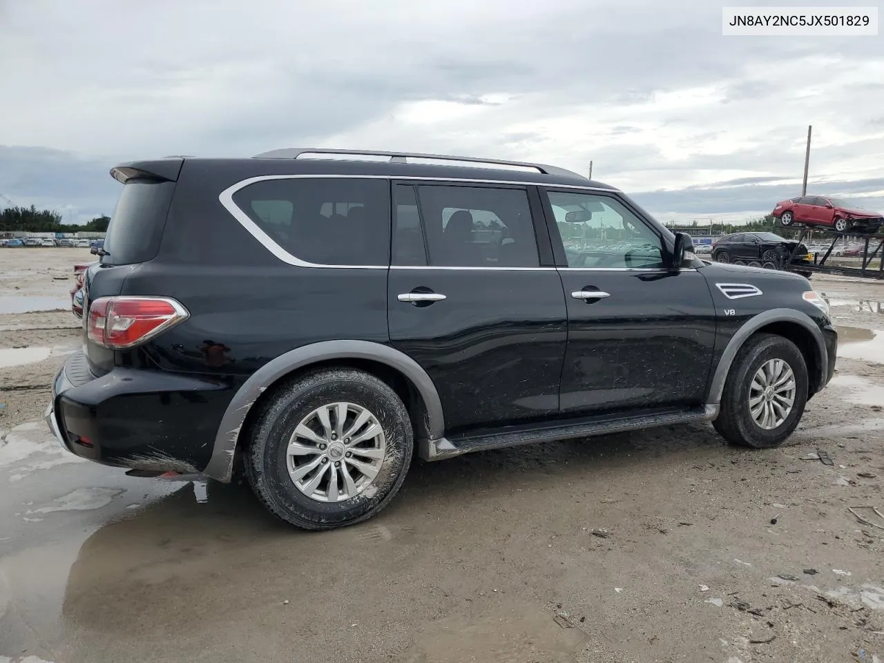 2018 Nissan Armada Sv VIN: JN8AY2NC5JX501829 Lot: 75465134