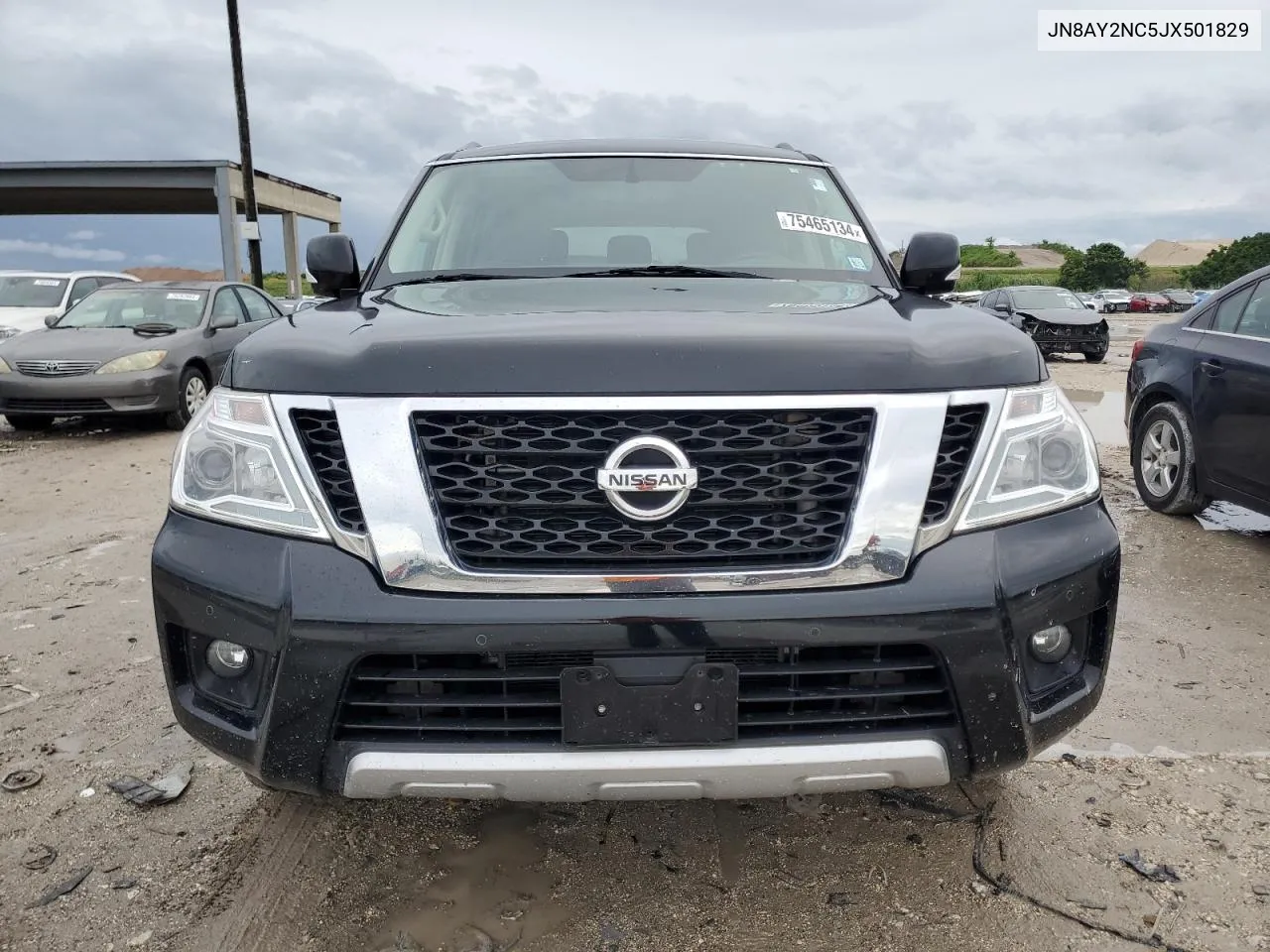 2018 Nissan Armada Sv VIN: JN8AY2NC5JX501829 Lot: 75465134