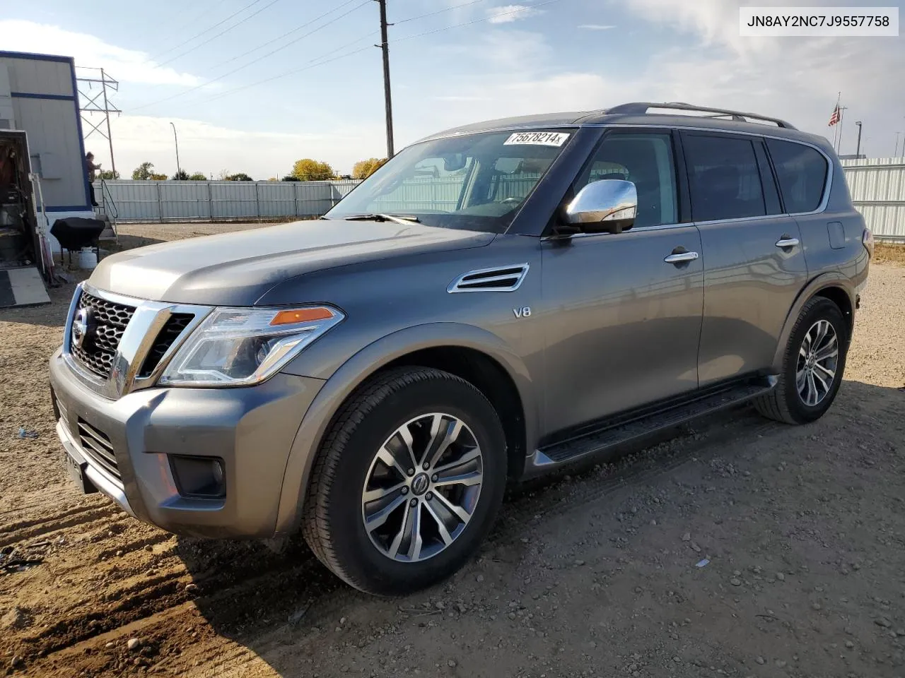 2018 Nissan Armada Sv VIN: JN8AY2NC7J9557758 Lot: 75678214