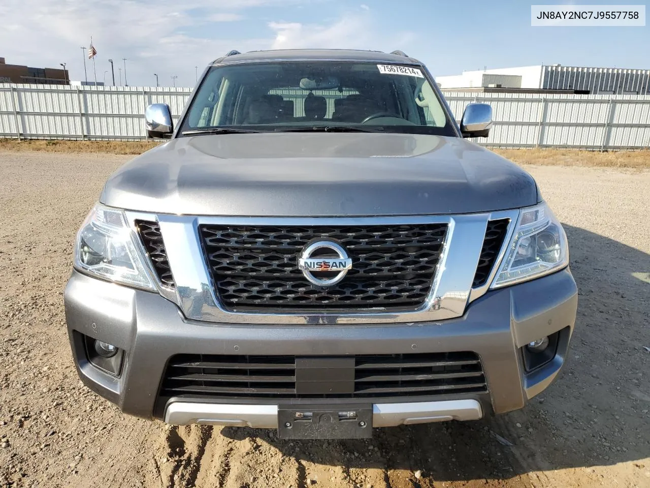 2018 Nissan Armada Sv VIN: JN8AY2NC7J9557758 Lot: 75678214