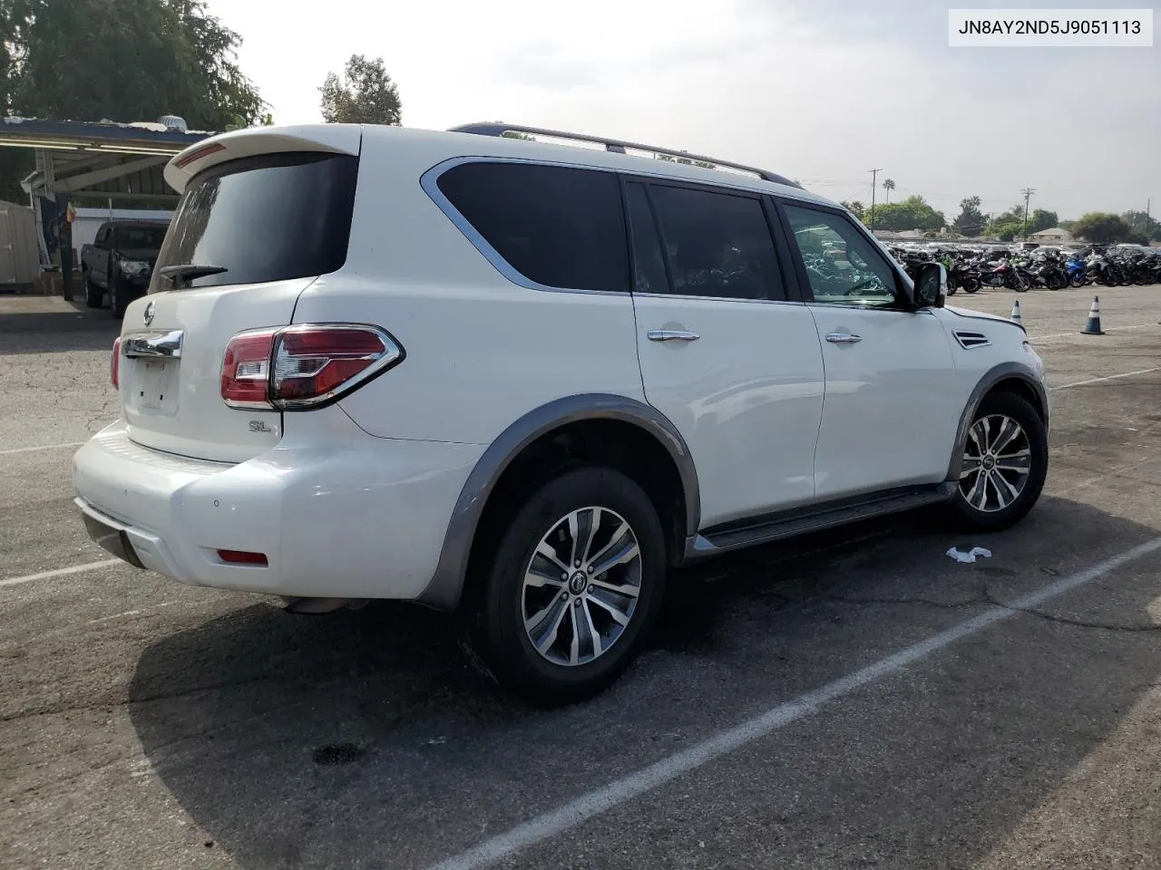 2018 Nissan Armada Sv VIN: JN8AY2ND5J9051113 Lot: 75957024