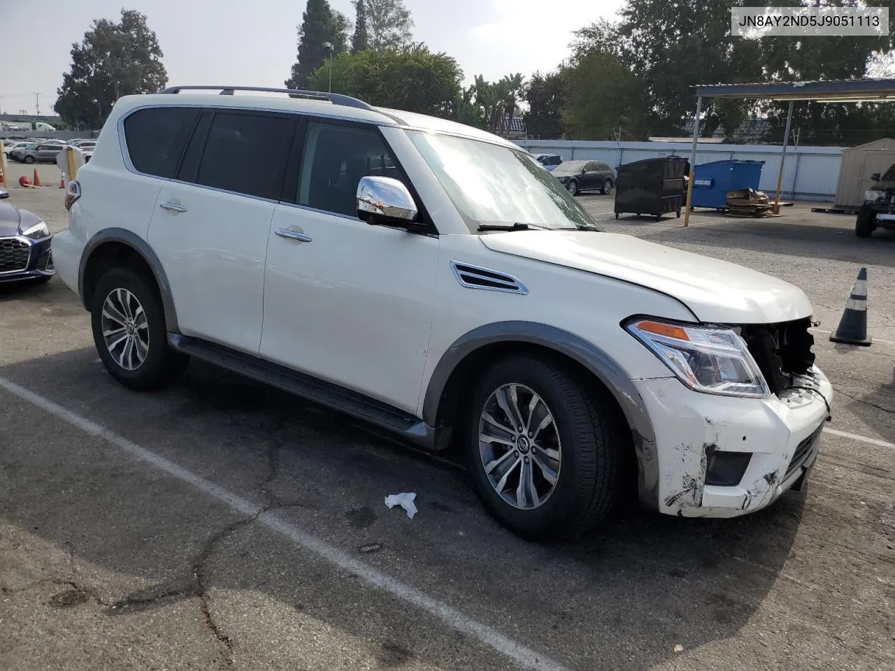 2018 Nissan Armada Sv VIN: JN8AY2ND5J9051113 Lot: 75957024