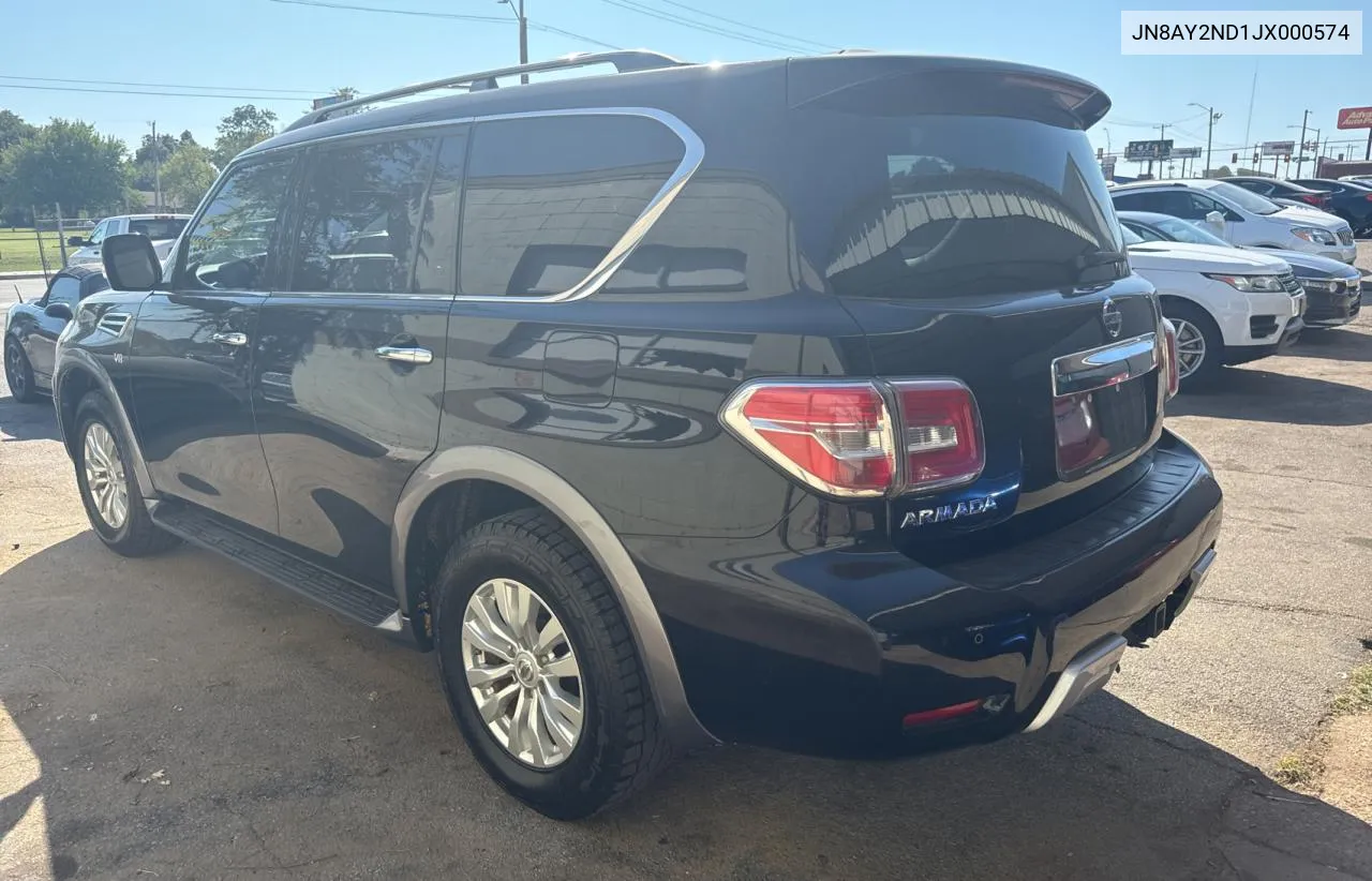 JN8AY2ND1JX000574 2018 Nissan Armada Sv