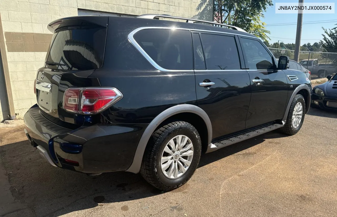 JN8AY2ND1JX000574 2018 Nissan Armada Sv