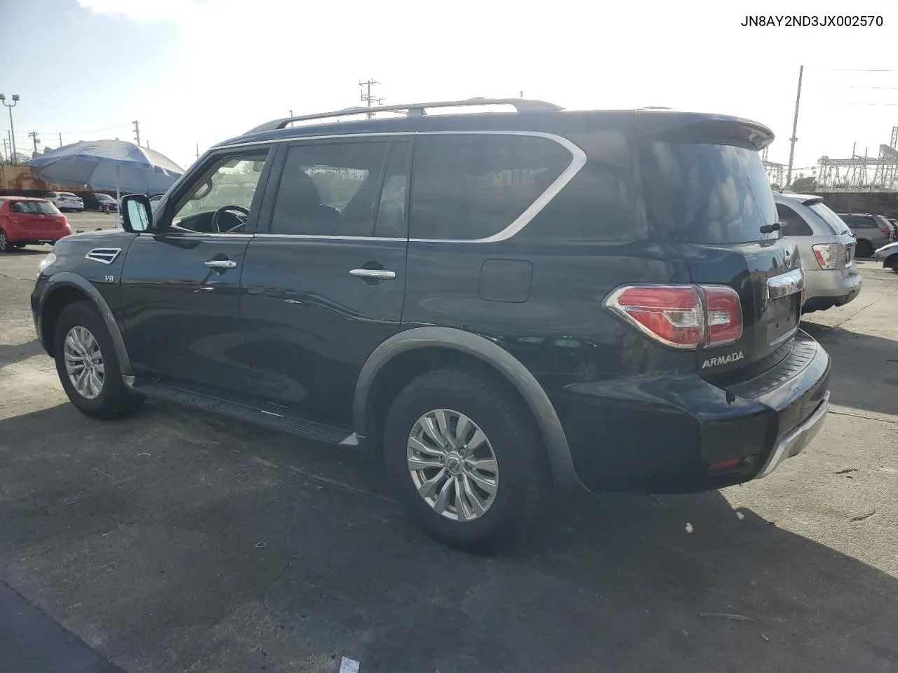 2018 Nissan Armada Sv VIN: JN8AY2ND3JX002570 Lot: 76527404