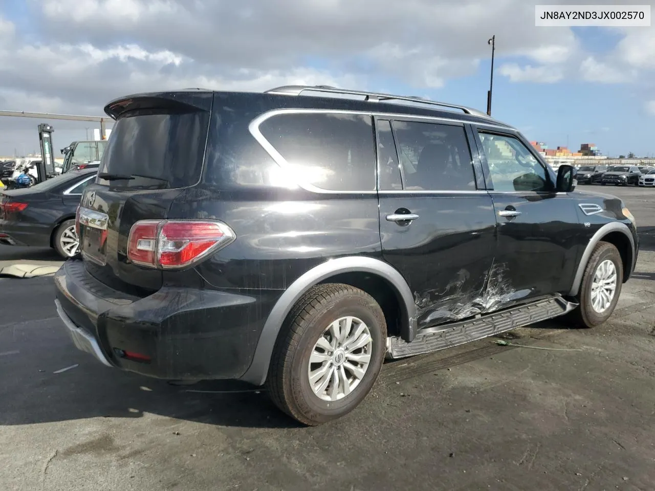 2018 Nissan Armada Sv VIN: JN8AY2ND3JX002570 Lot: 76527404