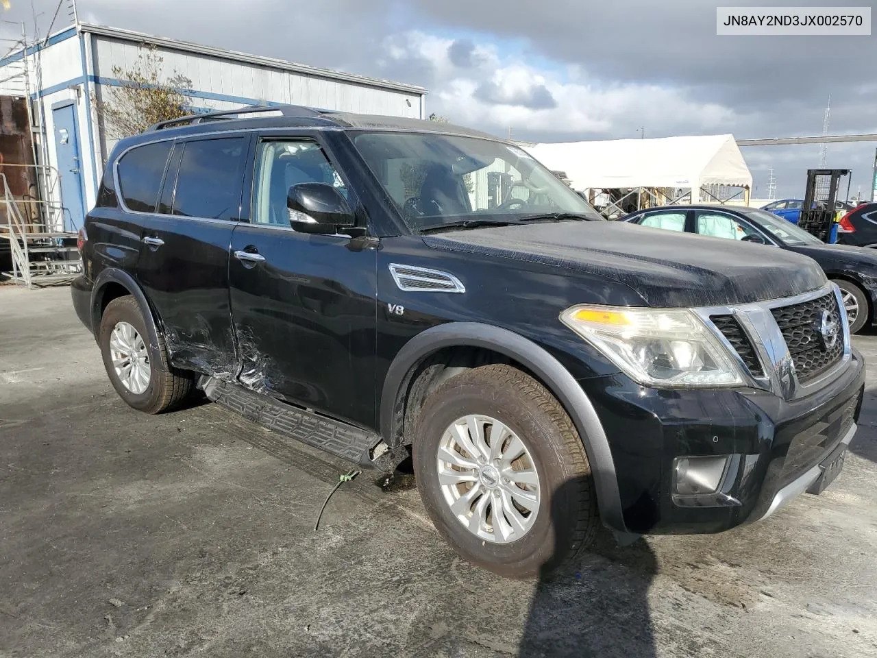 2018 Nissan Armada Sv VIN: JN8AY2ND3JX002570 Lot: 76527404