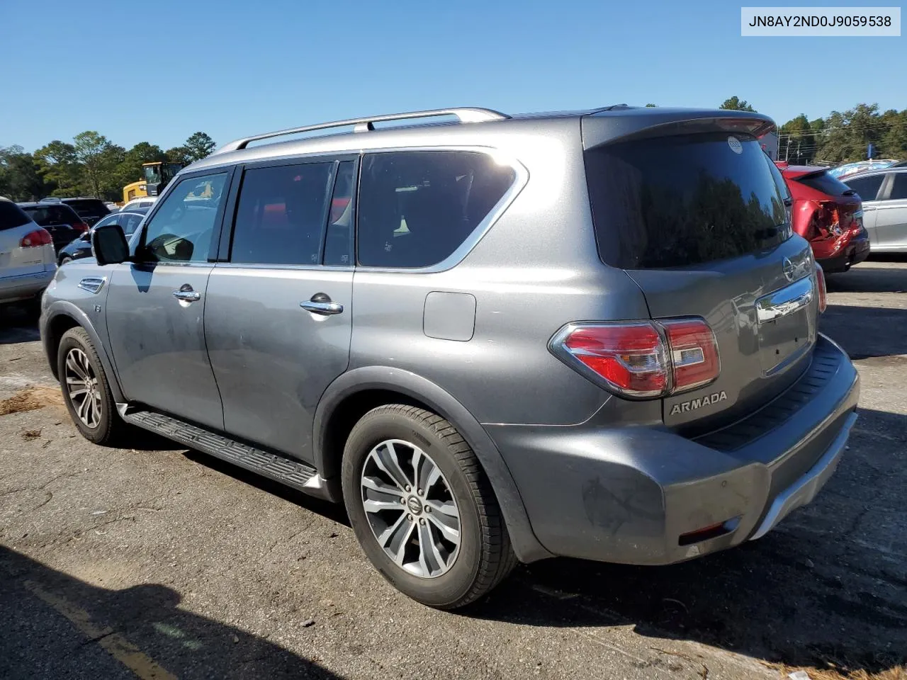 2018 Nissan Armada Sv VIN: JN8AY2ND0J9059538 Lot: 76561054