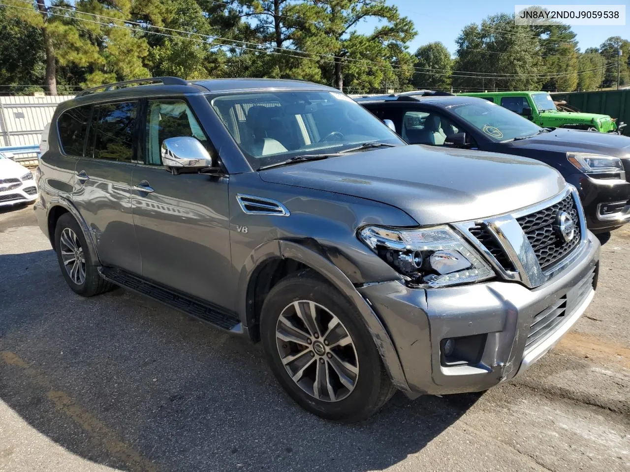 2018 Nissan Armada Sv VIN: JN8AY2ND0J9059538 Lot: 76561054