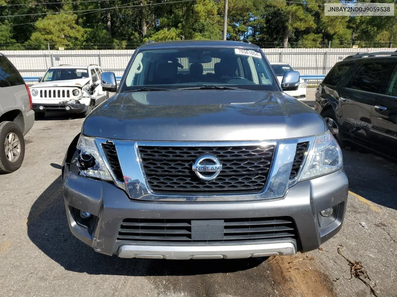 2018 Nissan Armada Sv VIN: JN8AY2ND0J9059538 Lot: 76561054