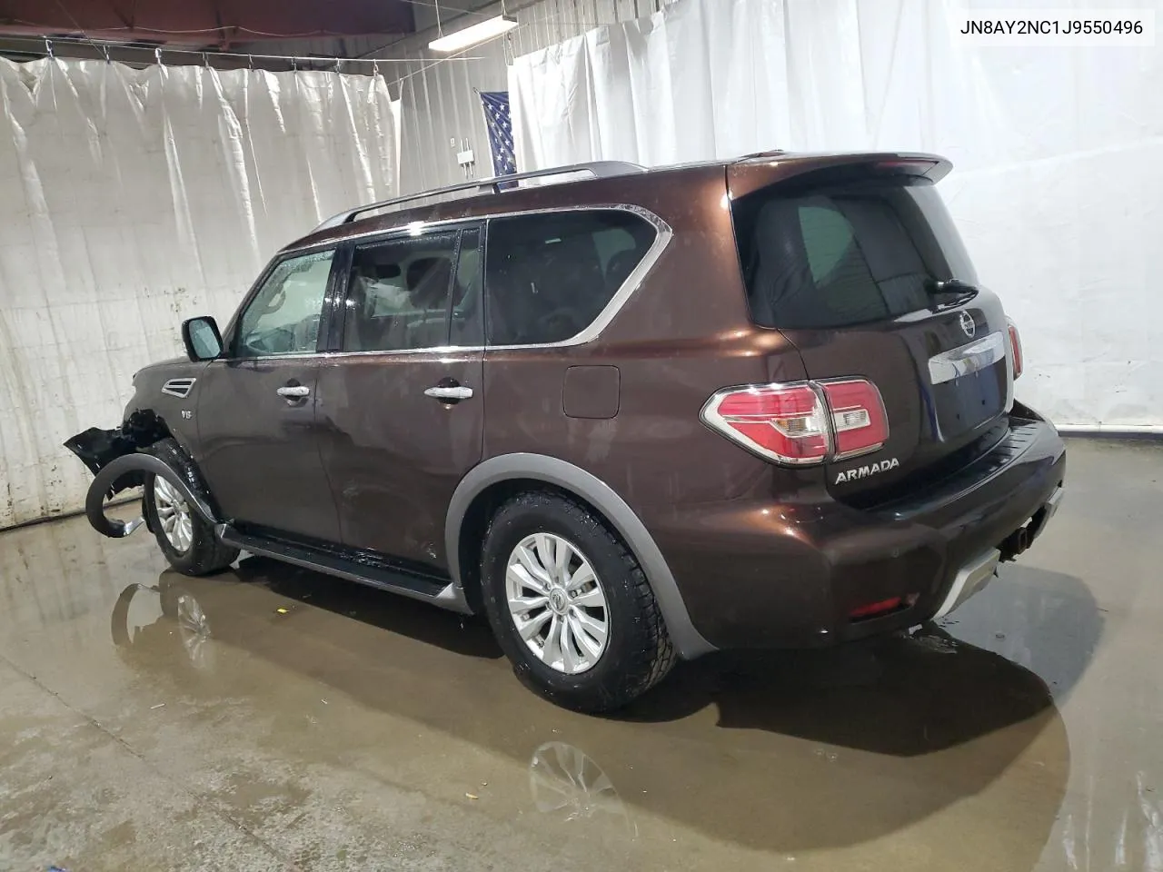 2018 Nissan Armada Sv VIN: JN8AY2NC1J9550496 Lot: 76742714