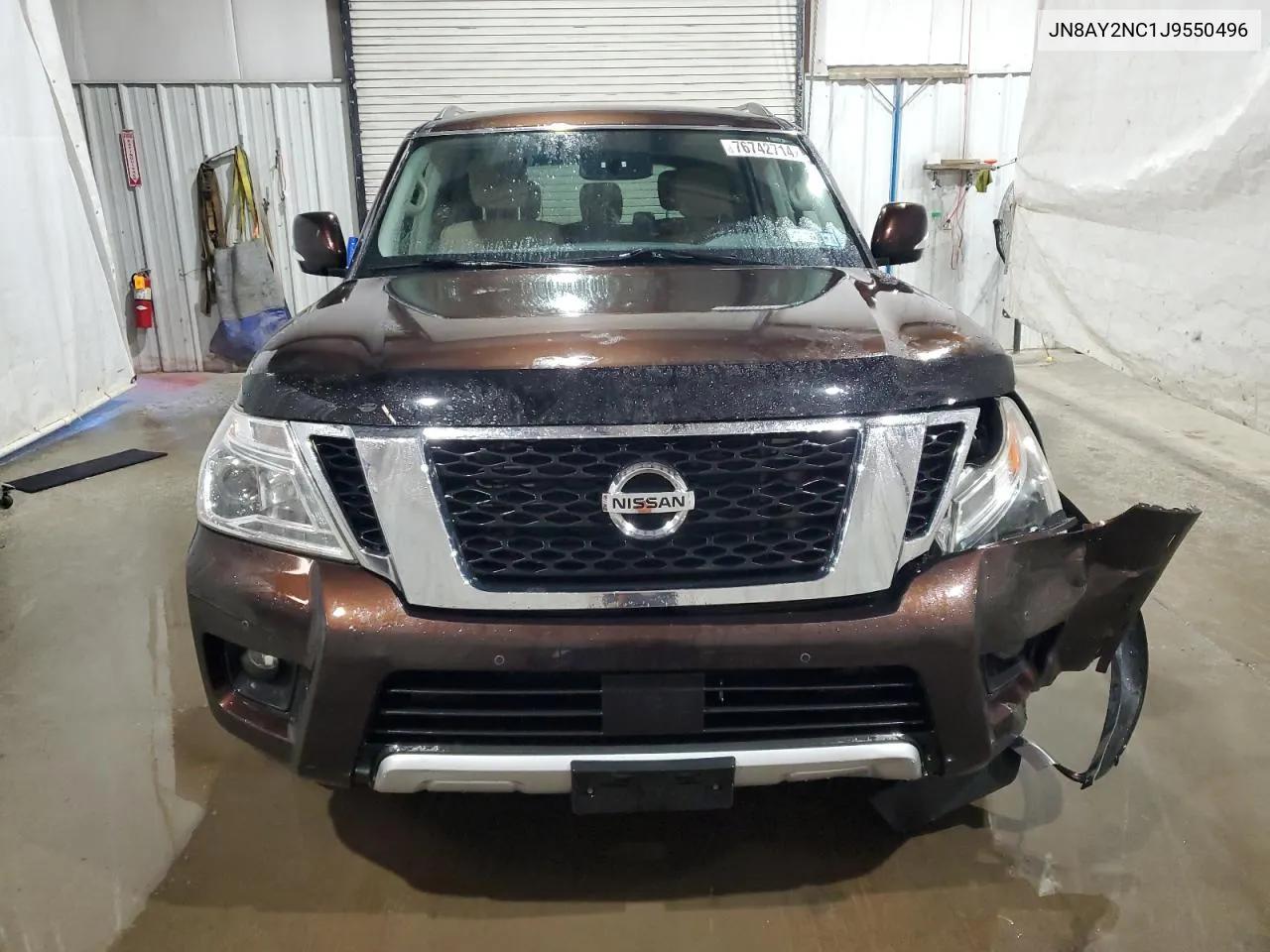 2018 Nissan Armada Sv VIN: JN8AY2NC1J9550496 Lot: 76742714