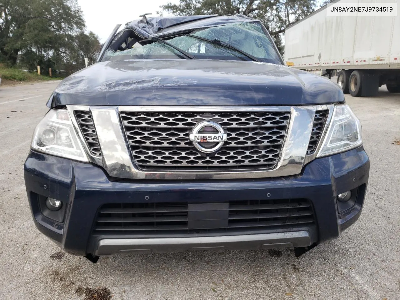 2018 Nissan Armada Platinum VIN: JN8AY2NE7J9734519 Lot: 76801284