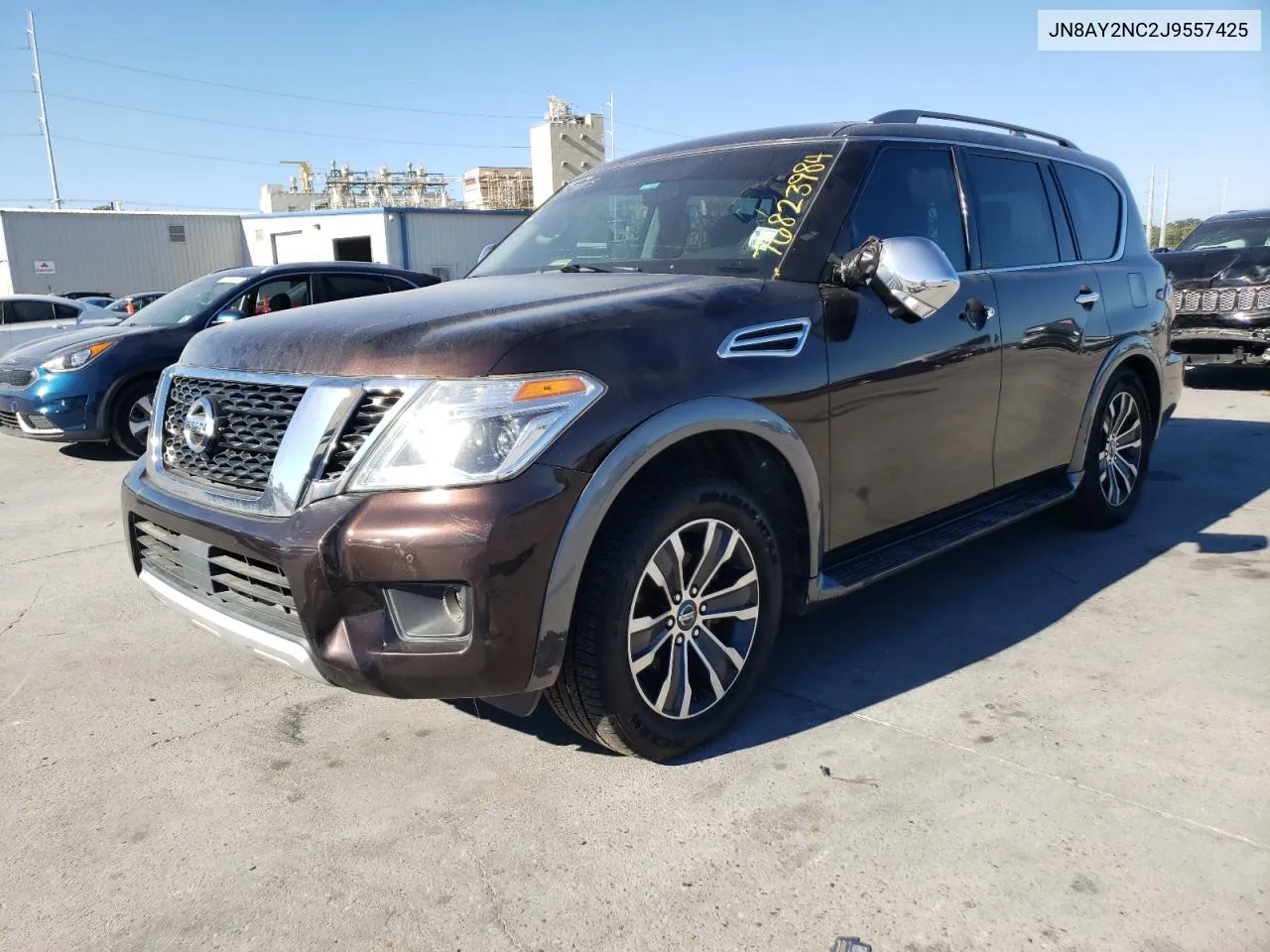 2018 Nissan Armada Sv VIN: JN8AY2NC2J9557425 Lot: 76823984