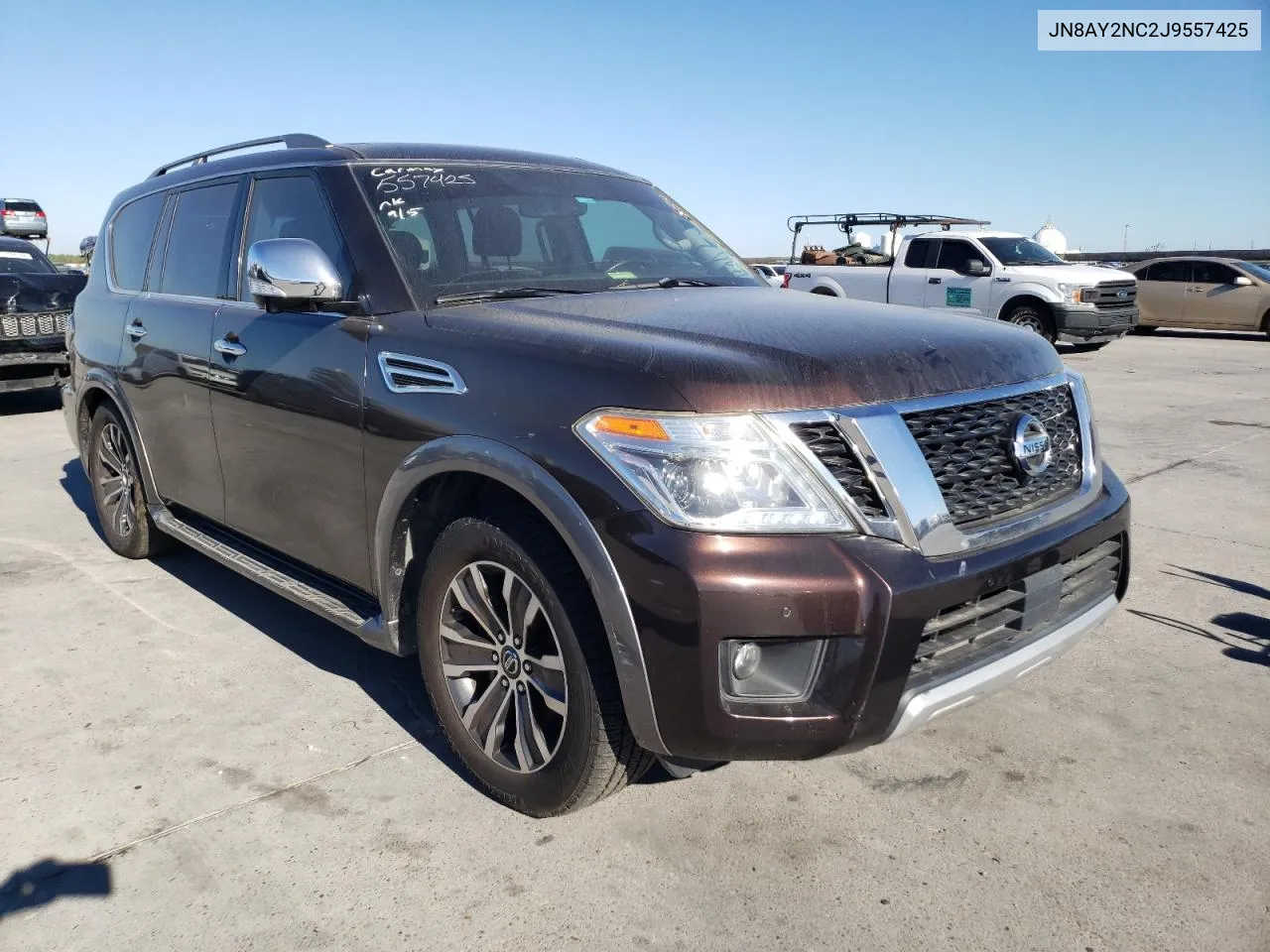 2018 Nissan Armada Sv VIN: JN8AY2NC2J9557425 Lot: 76823984