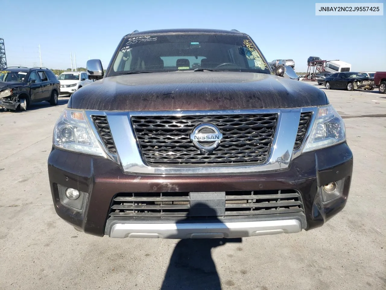 2018 Nissan Armada Sv VIN: JN8AY2NC2J9557425 Lot: 76823984