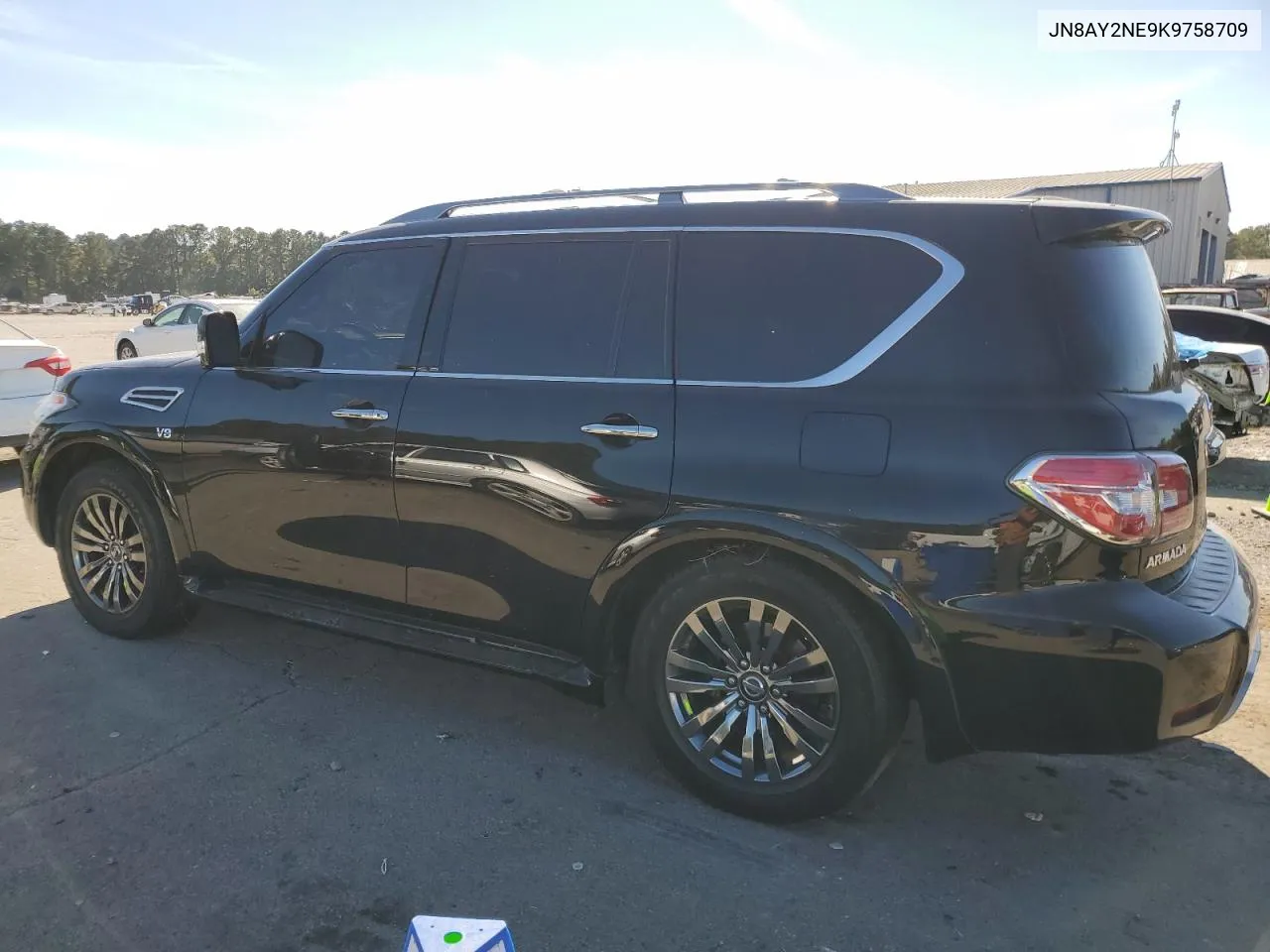 2018 Nissan Armada Platinum VIN: JN8AY2NE9K9758709 Lot: 76830044