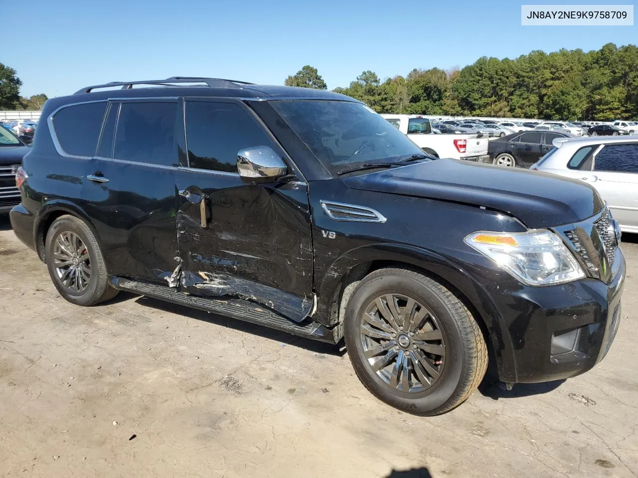 2018 Nissan Armada Platinum VIN: JN8AY2NE9K9758709 Lot: 76830044