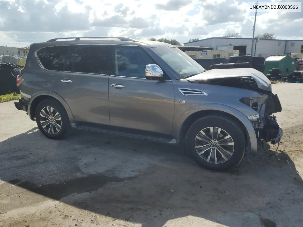 2018 Nissan Armada Sv VIN: JN8AY2ND2JX000566 Lot: 76911294