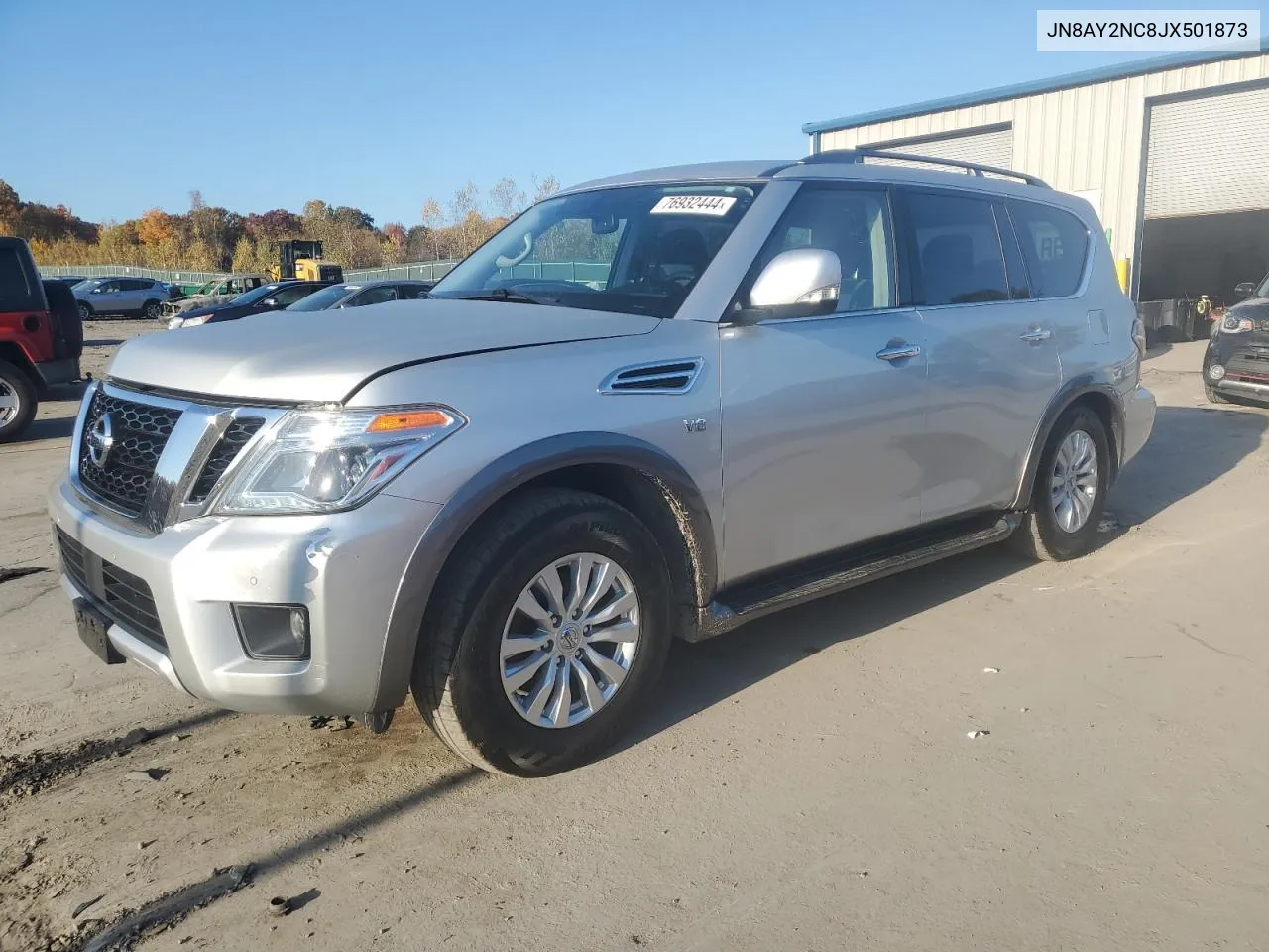 2018 Nissan Armada Sv VIN: JN8AY2NC8JX501873 Lot: 76932444