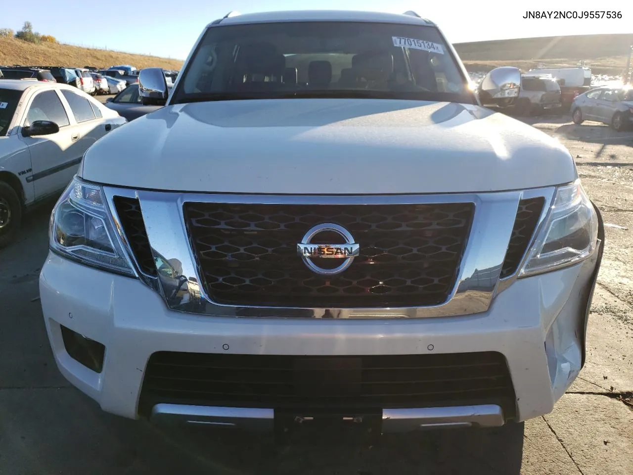 2018 Nissan Armada Sv VIN: JN8AY2NC0J9557536 Lot: 77015134