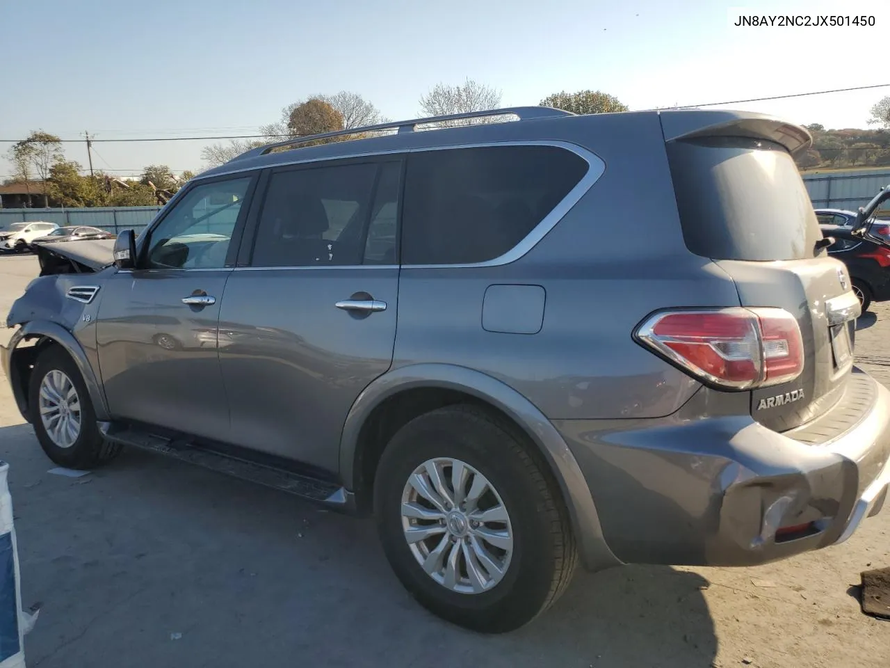 2018 Nissan Armada Sv VIN: JN8AY2NC2JX501450 Lot: 77205994