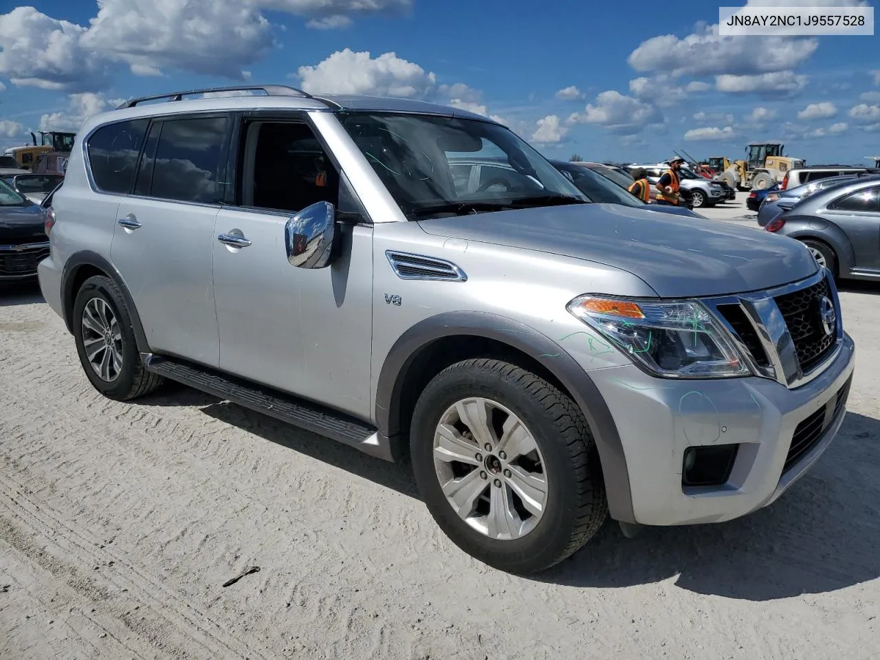 2018 Nissan Armada Sv VIN: JN8AY2NC1J9557528 Lot: 77250494