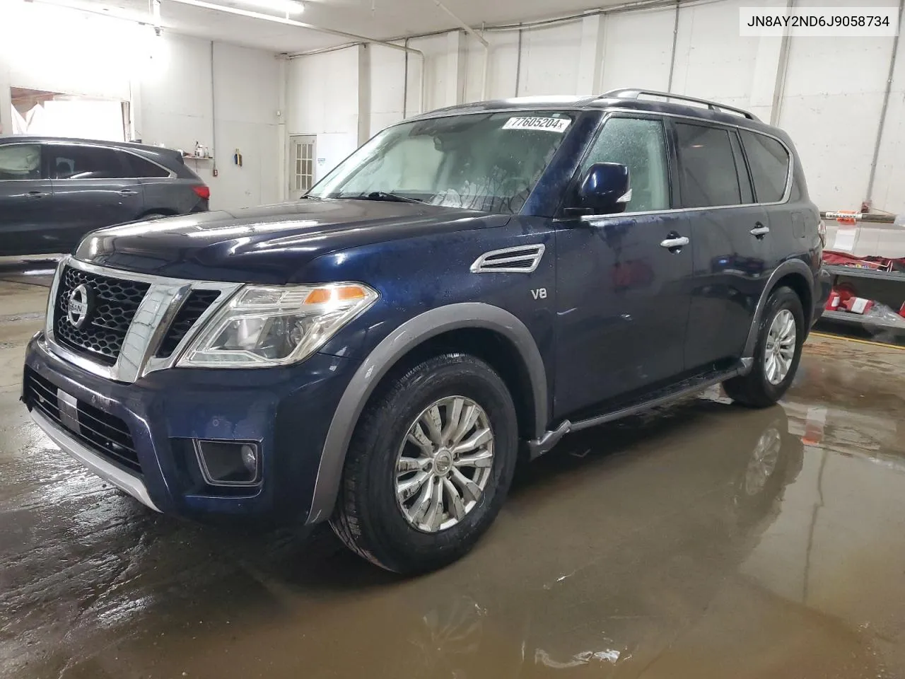 2018 Nissan Armada Sv VIN: JN8AY2ND6J9058734 Lot: 77605204