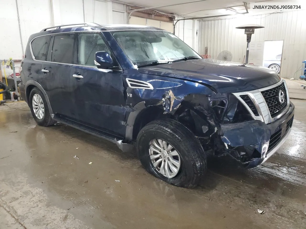 2018 Nissan Armada Sv VIN: JN8AY2ND6J9058734 Lot: 77605204